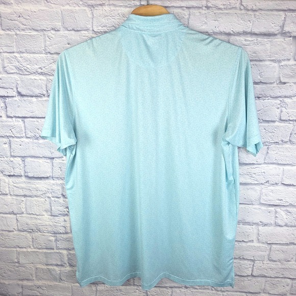 Peter Millar Summer Comfort Polo Blue Cocktail Drink Print Performance Sz 2XL - Picture 3 of 7